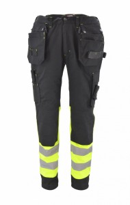 AWTOOLS SPODNIE  ROBOCZE T3/ ODBLASKOWE/ XXL