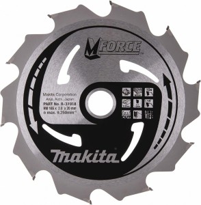 MAKITA PIŁA TARCZOWA  165x20x10z M-FORCE DREWNO