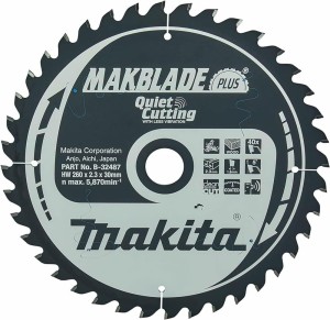 MAKITA PIŁA TARCZOWA  260x30x40z MAKBLADE PLUS DREWNO