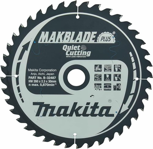 MAKITA PIŁA TARCZOWA  260x30x40z MAKBLADE PLUS DREWNO