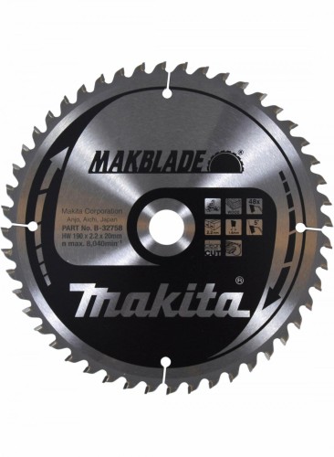 MAKITA PIŁA TARCZOWA  190x30x48z MAKBLADE DREWNO