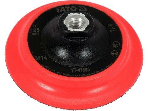 YATO UCHWYT MOCUJĄCY 125mm Z RZEPEM, M14