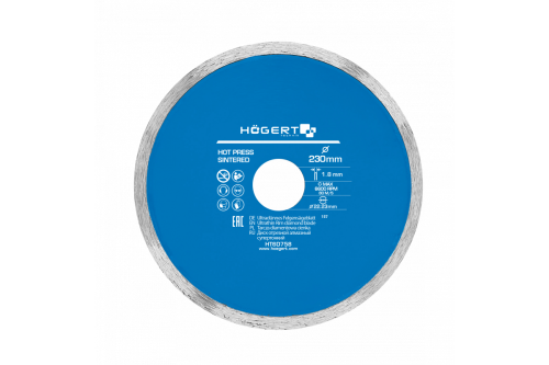 HOGERT TARCZA DIAMENTOWA 230x22,2/PEŁNA